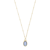 Collar Milagrosa ágata plata