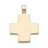 Cruz roja oro amarillo 14K