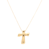 Collar dije cruz 14K