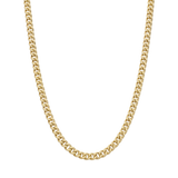 Cadena barbada 14K
