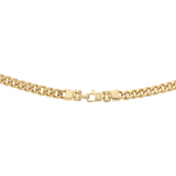 Cadena barbada 14K