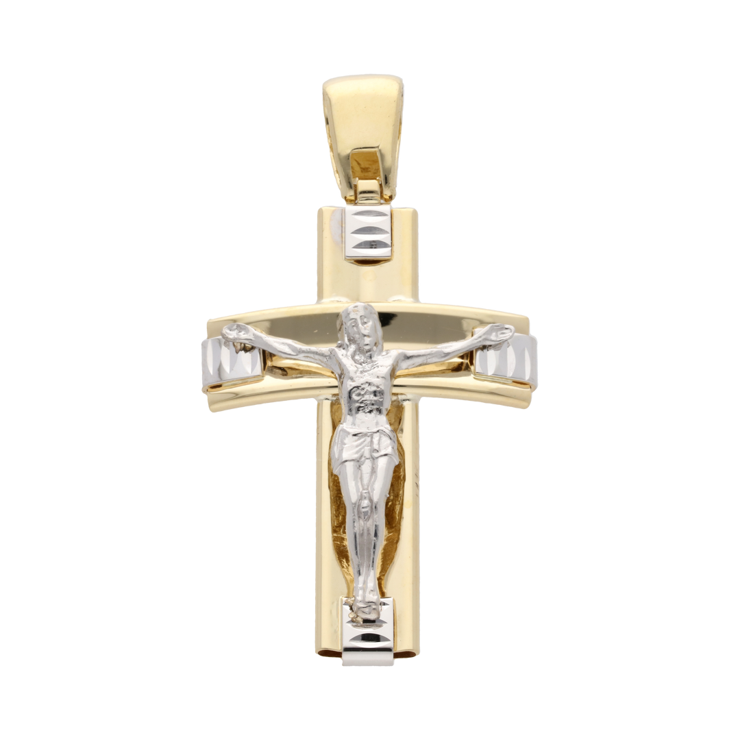 Cruz bicolor 14K
