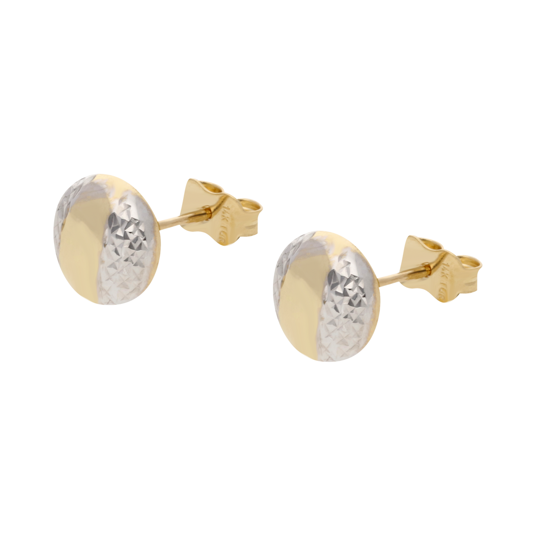 Broquel bicolor 14K