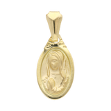 Medalla oval busto Guadalupe 10K