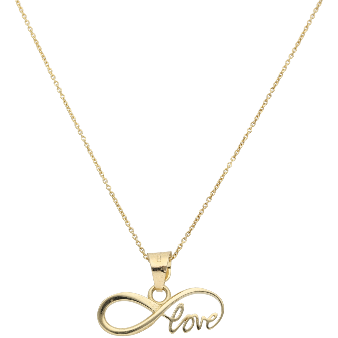 Collar dije infinito/love 10K