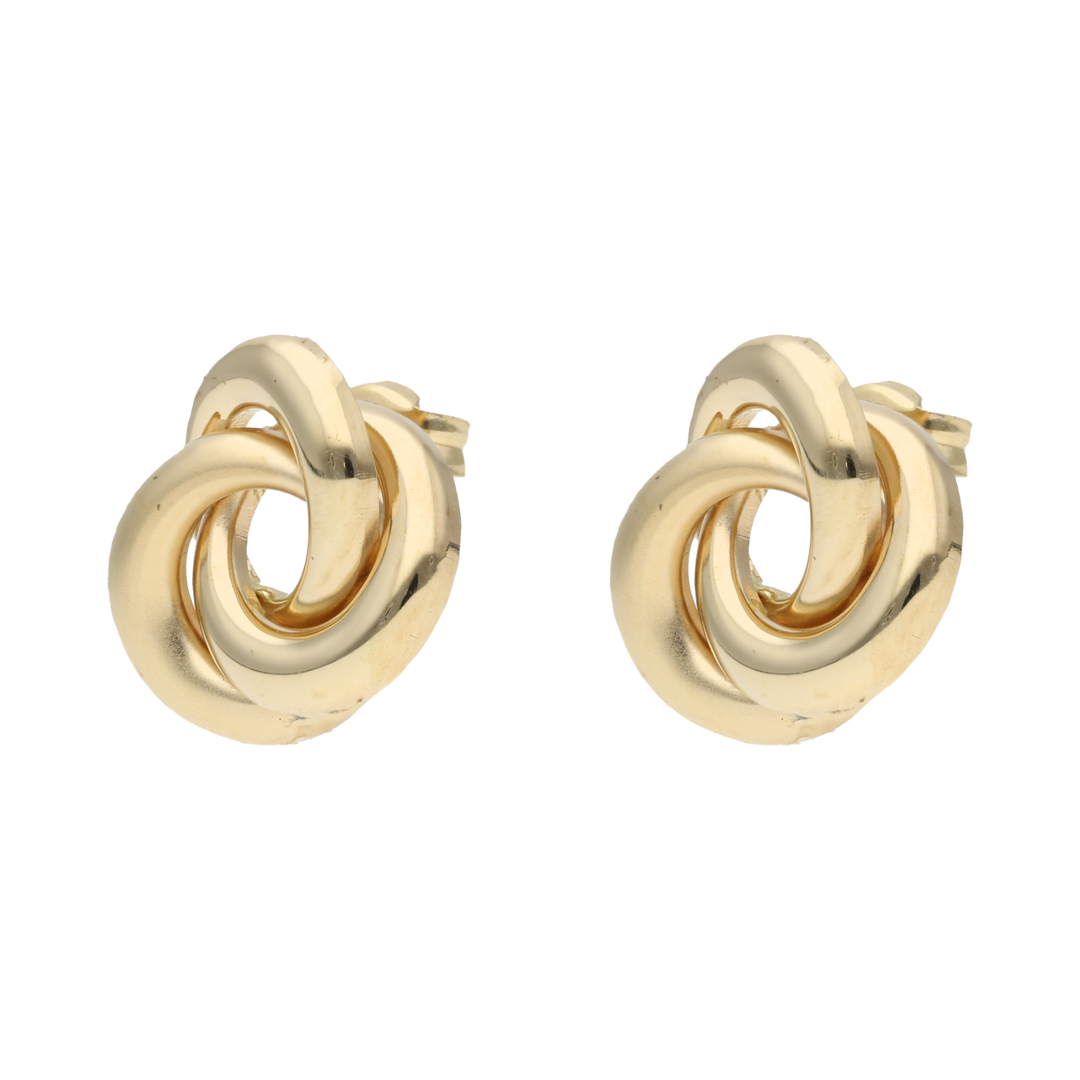 Broquel 3 filas nudo 14K