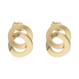 Broquel 2 círculos 14K