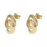 Broquel 2 círculos 14K
