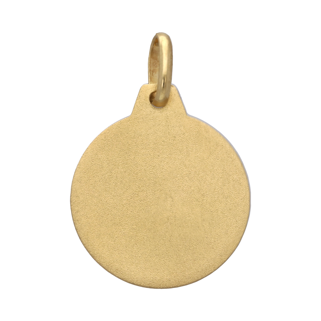 Medalla Virgen Niña oro amarillo 14K