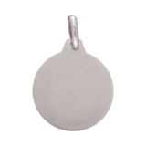 Medalla Virgen Guadalupe oro blanco 14K