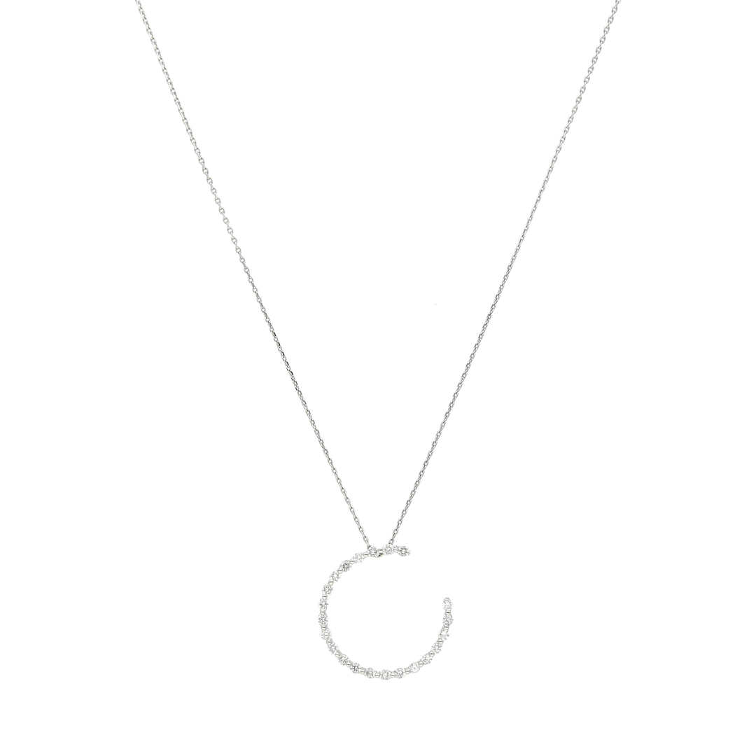 Collar dije brillantes 14K