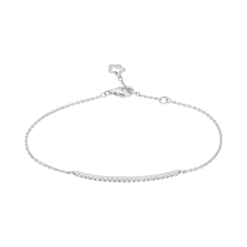 Pulsera diamantes 14K