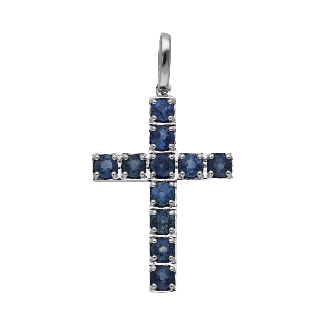 Cruz zafiros 18K