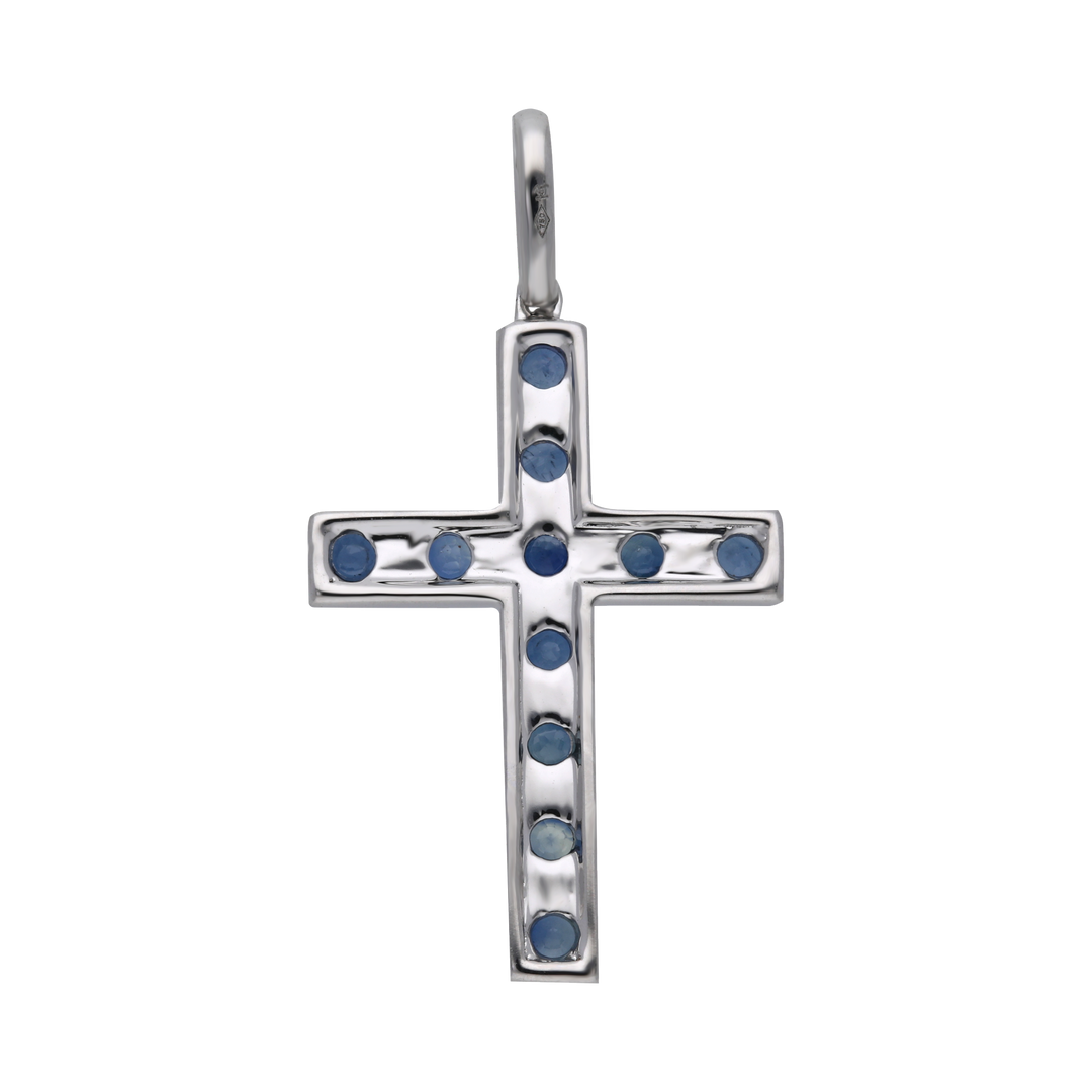 Cruz zafiros 18K