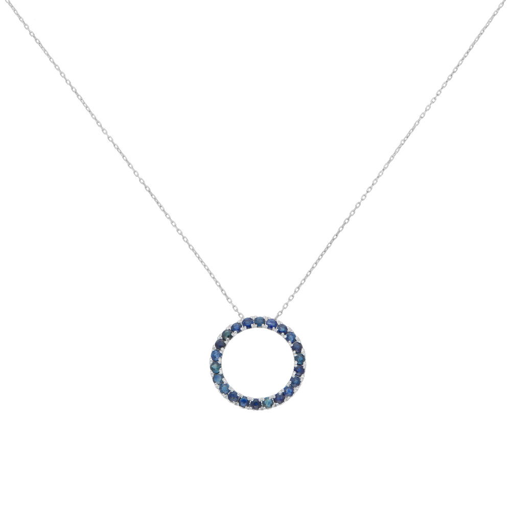 Dije zafiros 18K