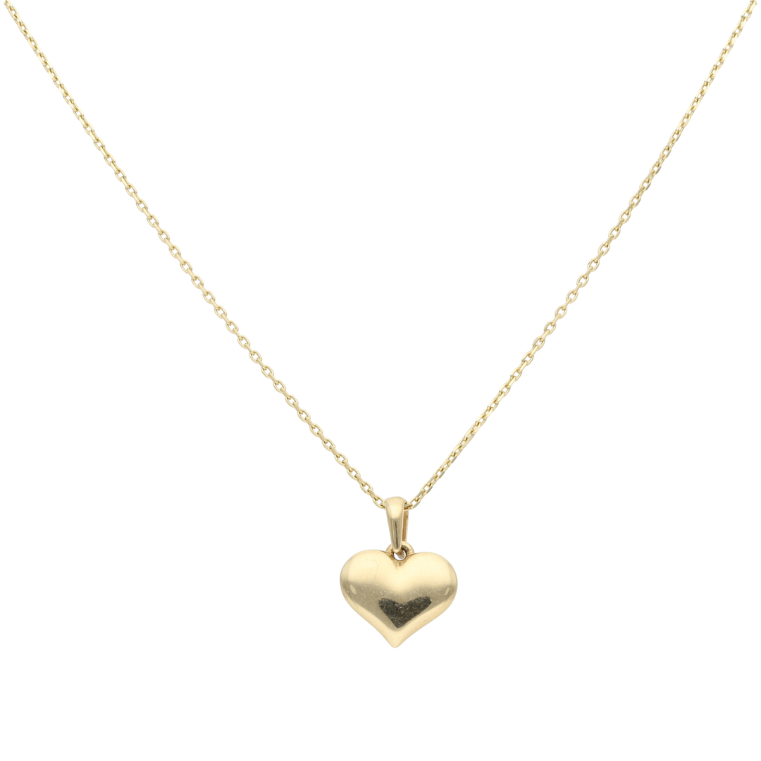 Collar dije corazón 14K