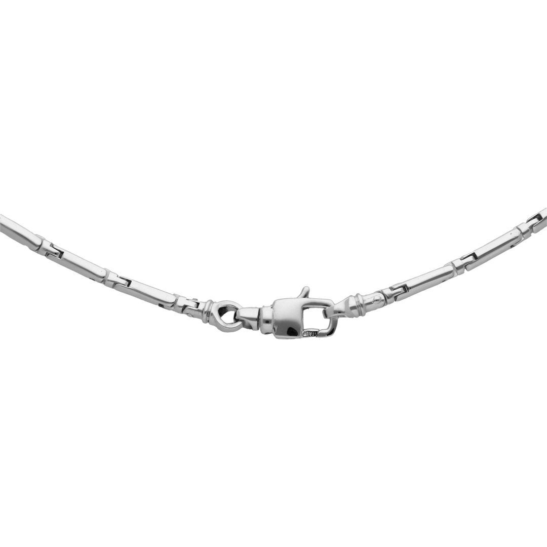 Cadena oro blanco 14K