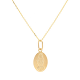 Collar medalla Milagrosa 14K