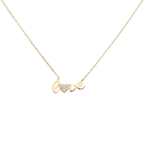 Collar dije love 14K