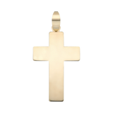 Cruz ligera lisa 14K
