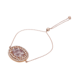 Pulsera circonias con piedra
