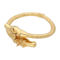 Aro hueco caballo 14K