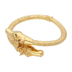 Aro hueco caballo 14K