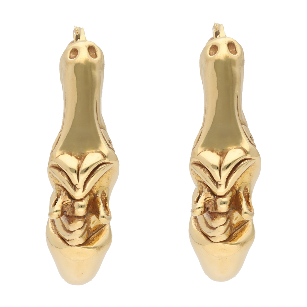 Arracadas caballos 14K
