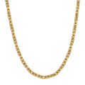 Cadena bizantina 4 mm oro amarillo 14K
