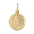 Medalla Virgen Fátima 14K