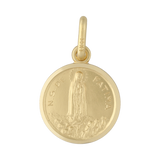 Medalla Virgen Fátima 14K