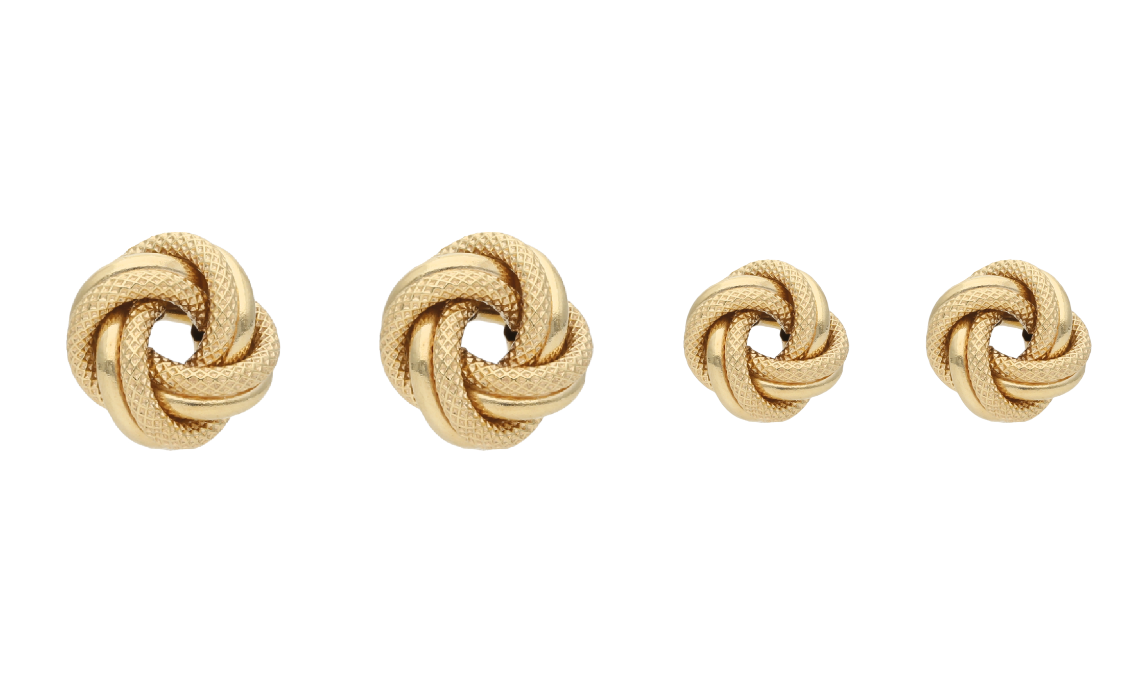 Broquel nudo textura 14K