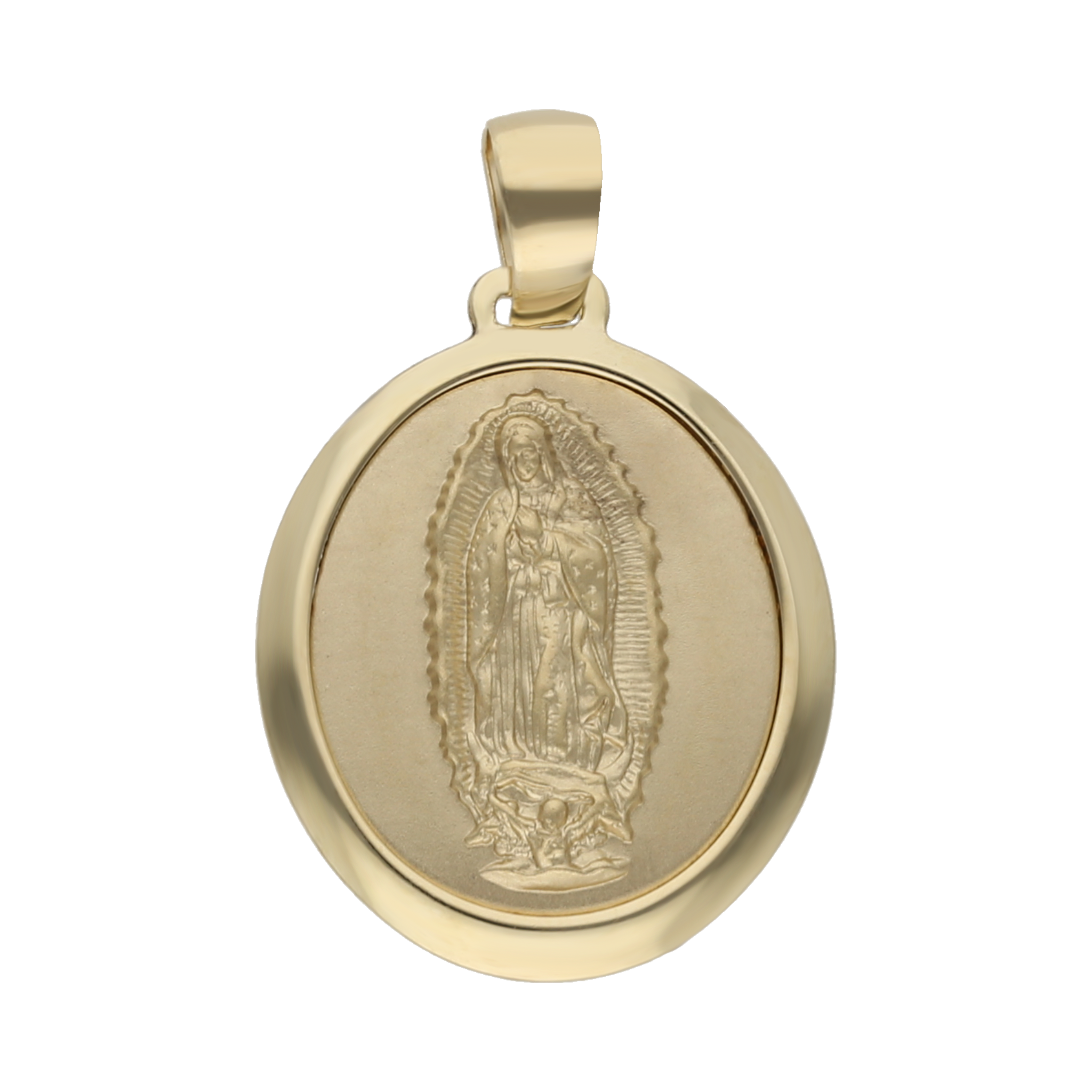 Medalla Vírgen Guadalupe 14K