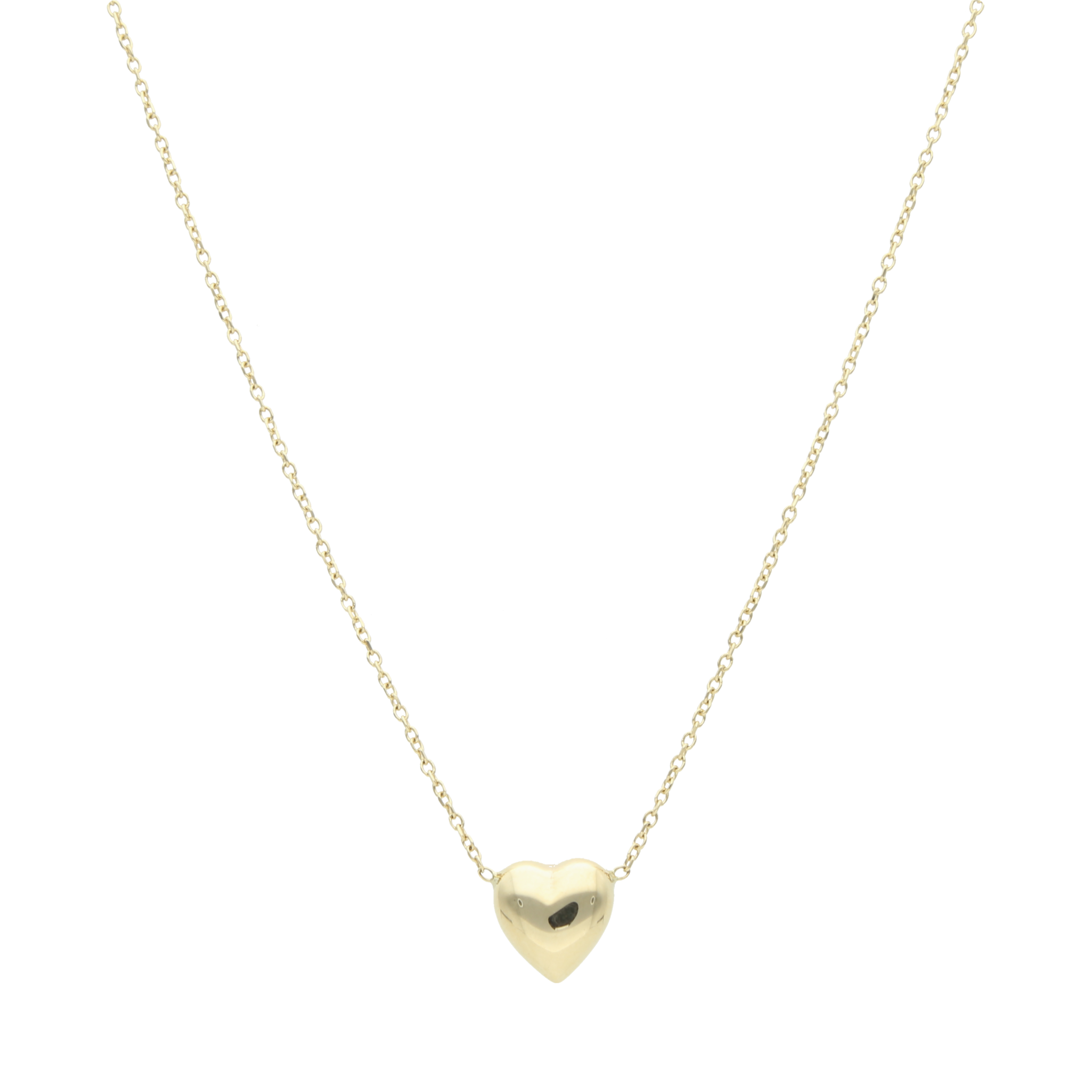 Collar dije corazón 14K