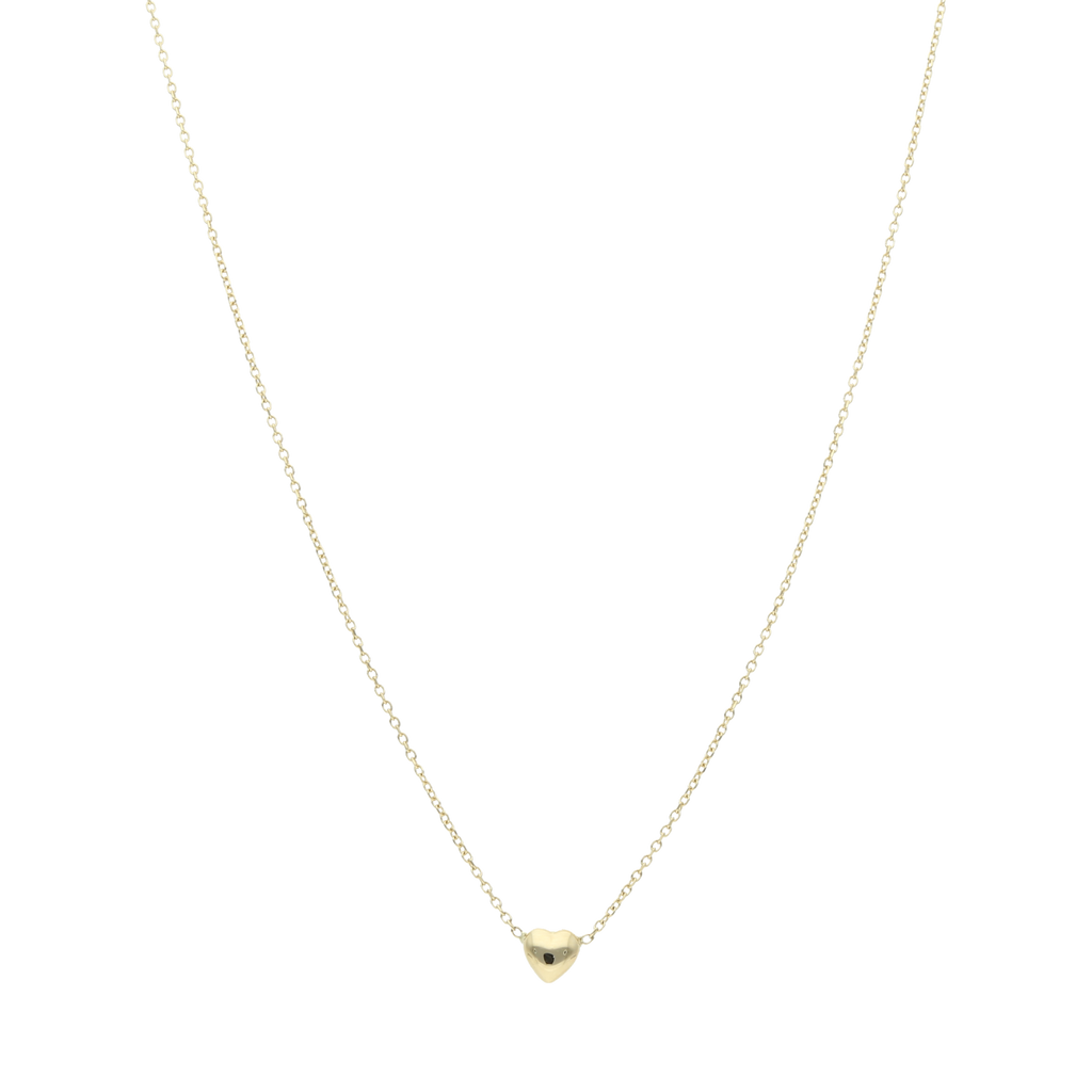 Collar corazón mini 14K