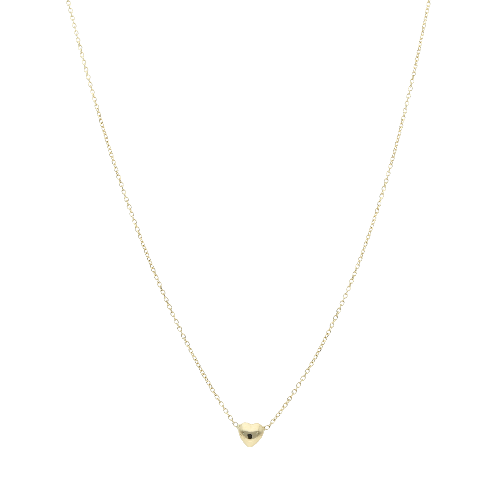 Collar corazón mini 14K