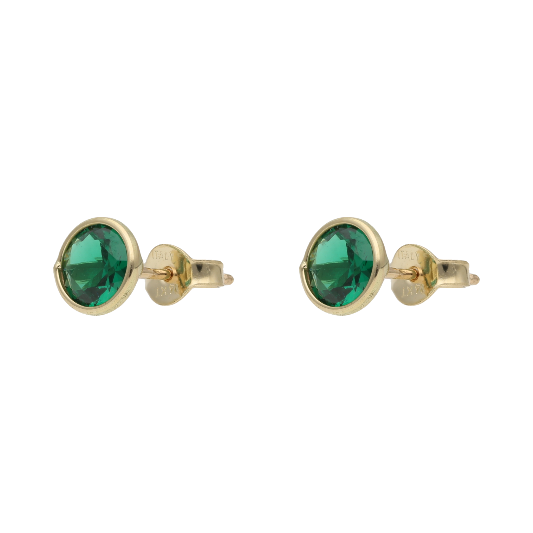 Broquel circonia 14K