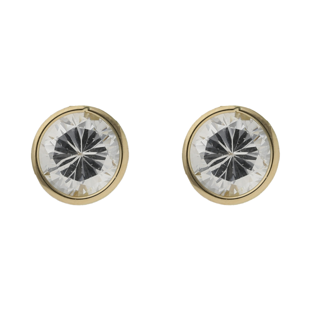 Broquel circonia 14K