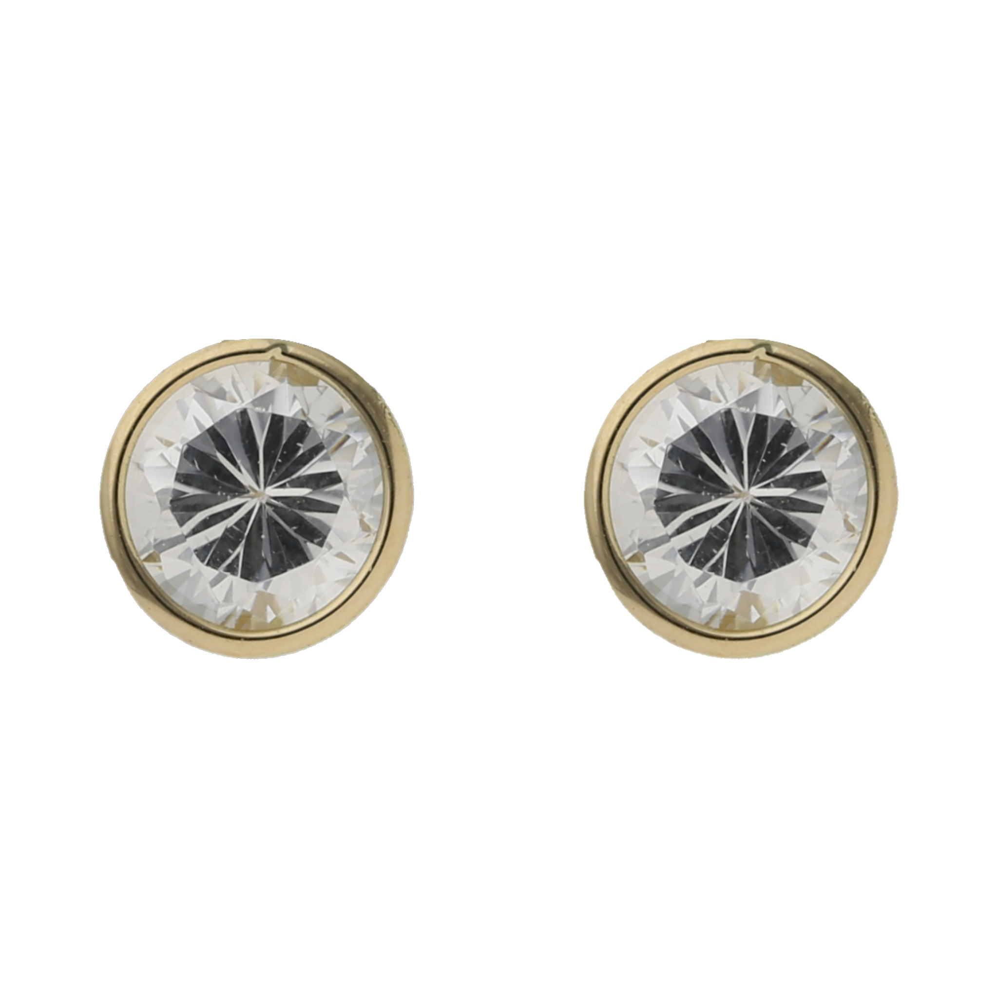 Broquel circonia 14K