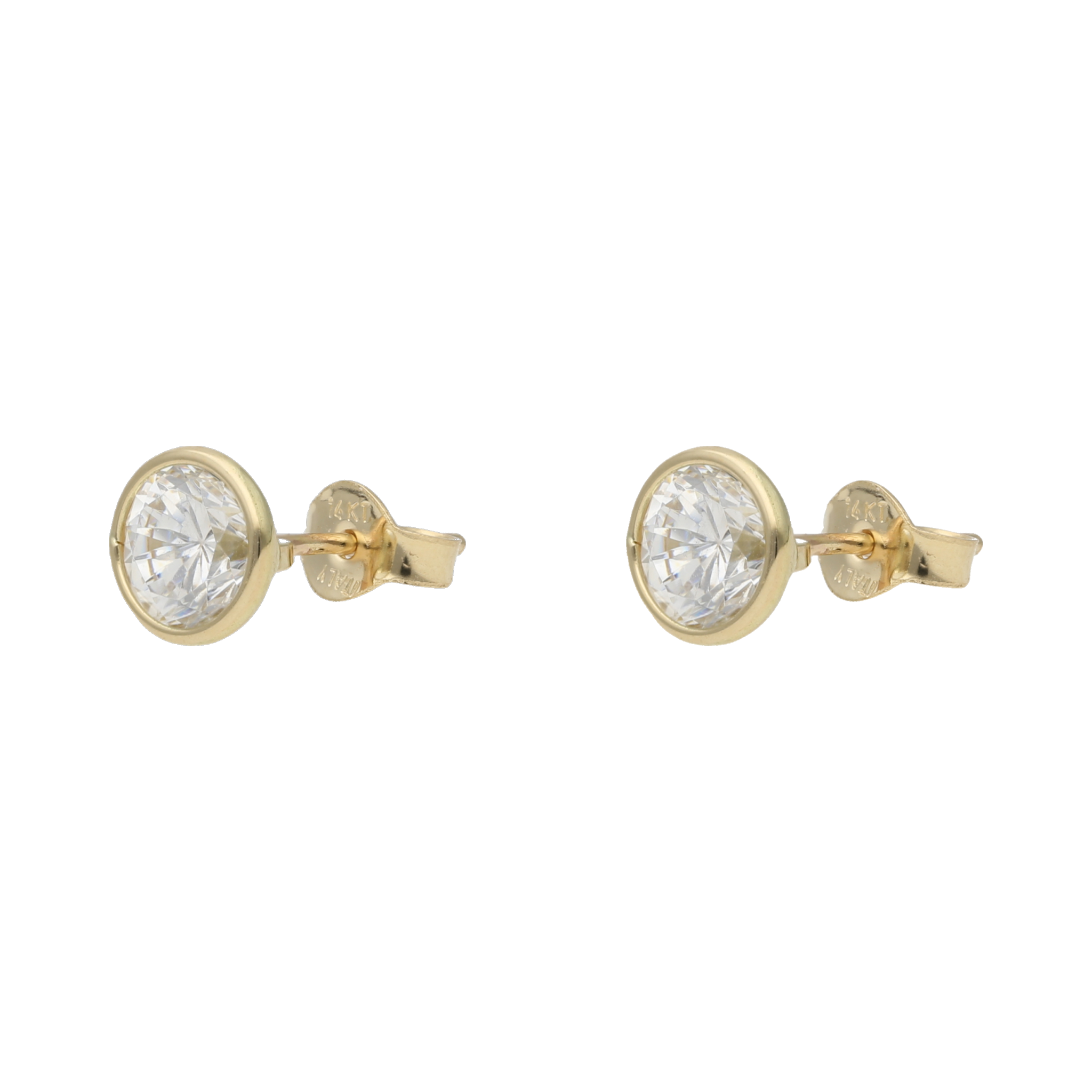 Broquel circonia 14K