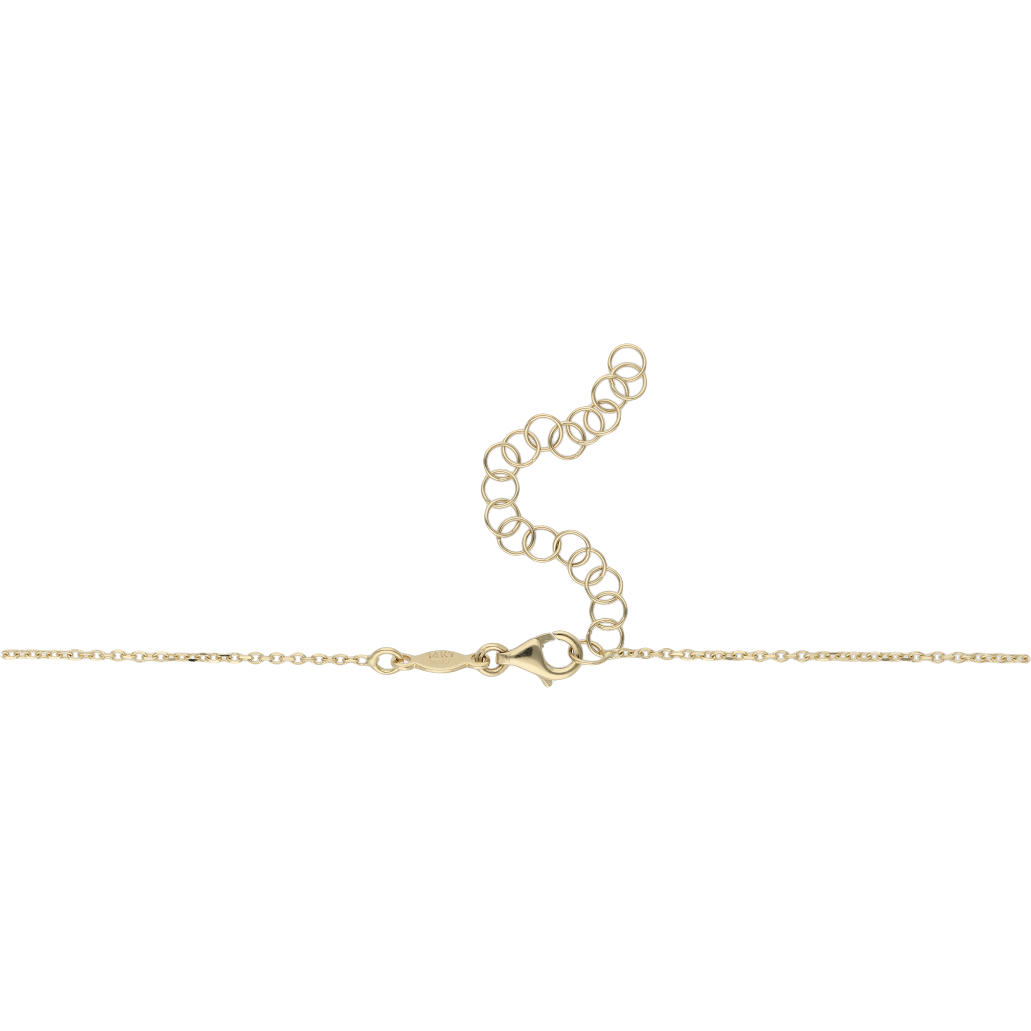 Collar dijes colgantes 14K