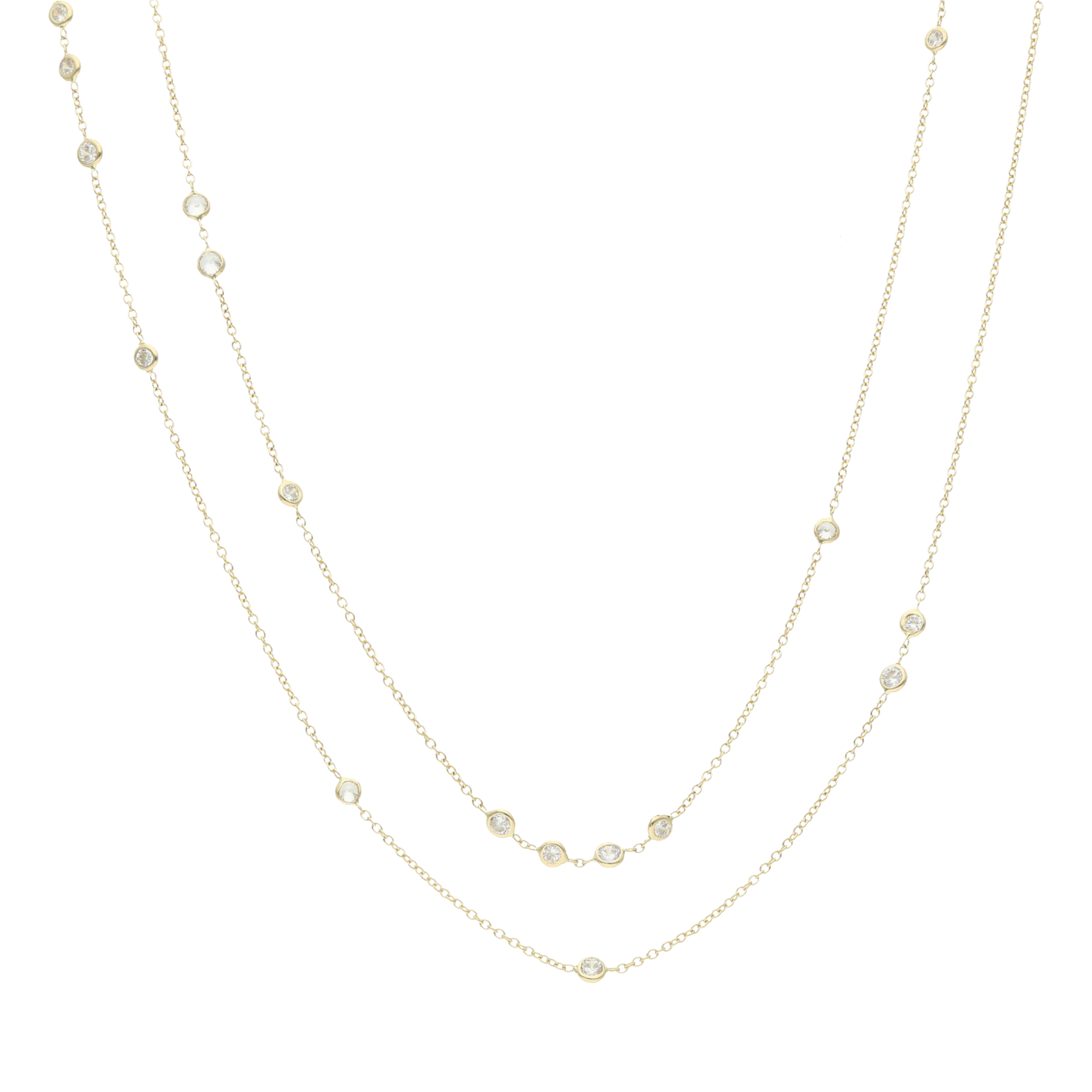 Collar layers oro amarillo 14K