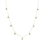 Collar dijes colgantes 14K