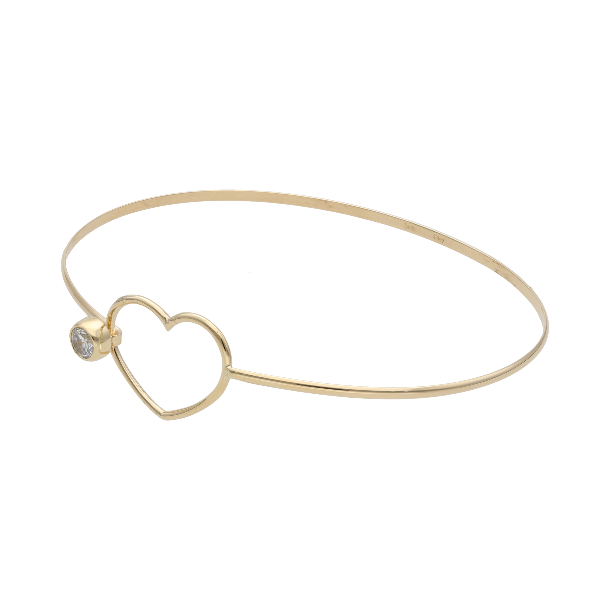 Aro flexible corazón y circonia