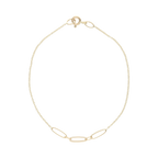 Pulsera ovals 14K