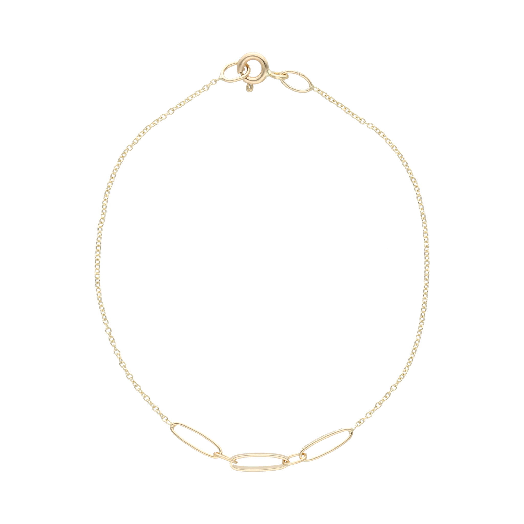 Pulsera ovals 14K