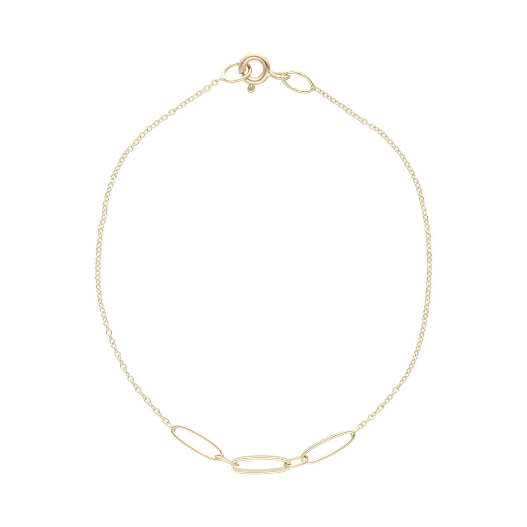 Pulsera ovals 14K