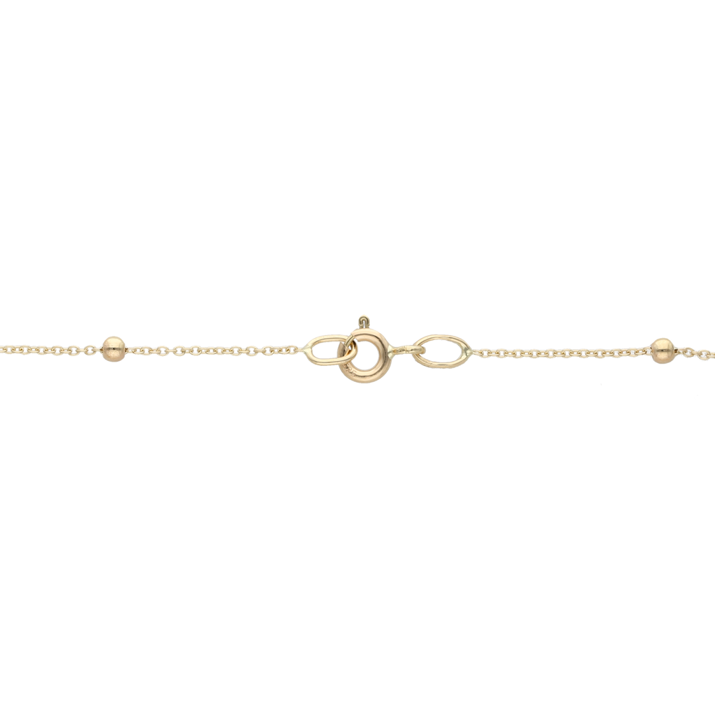 Pulsera infinitos y bolitas 14K