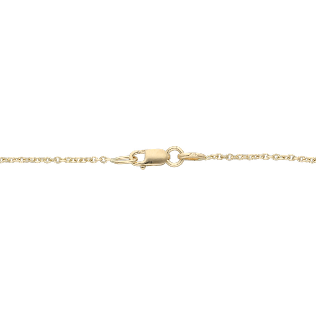 Pulsera círculos huecos 14K