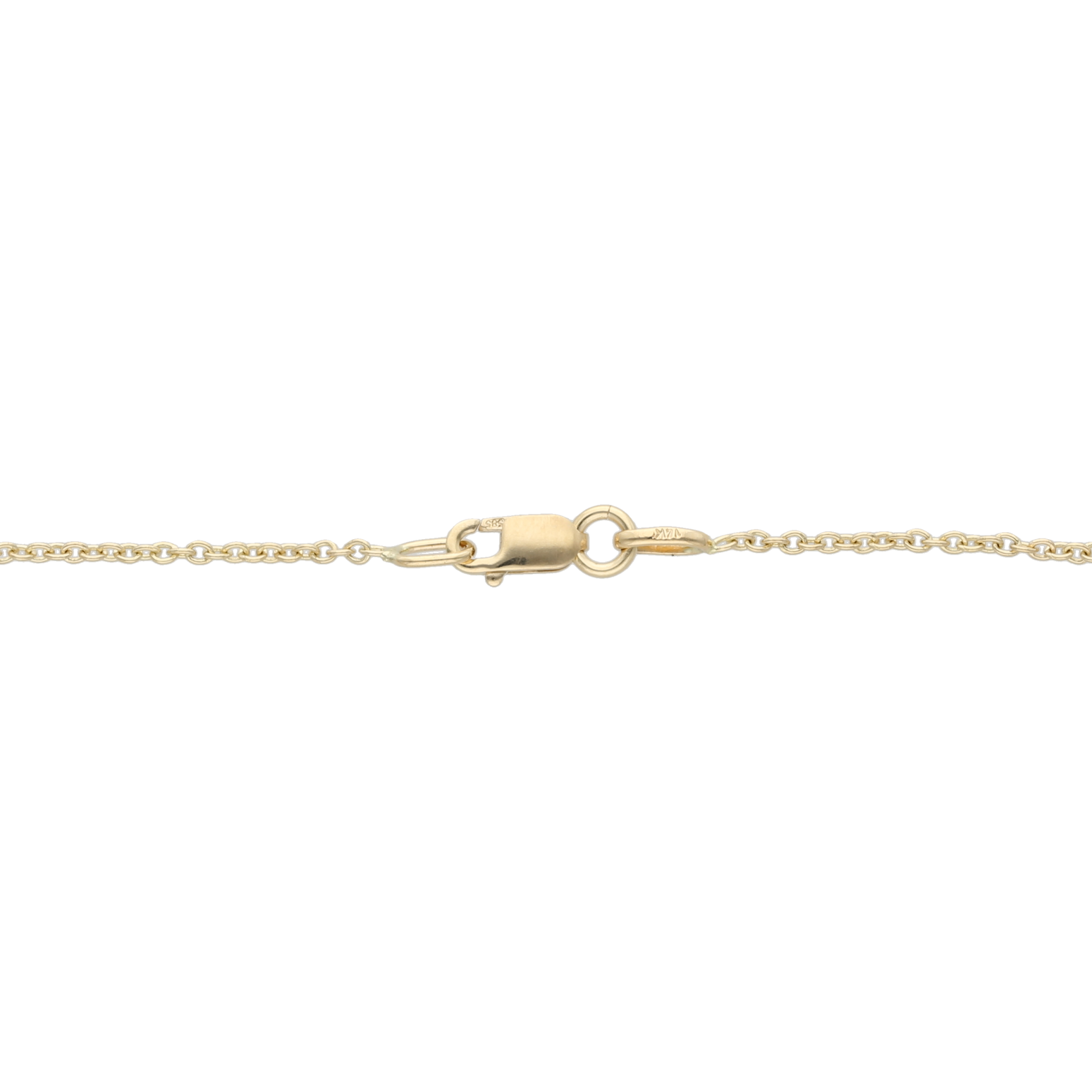 Pulsera círculos huecos 14K